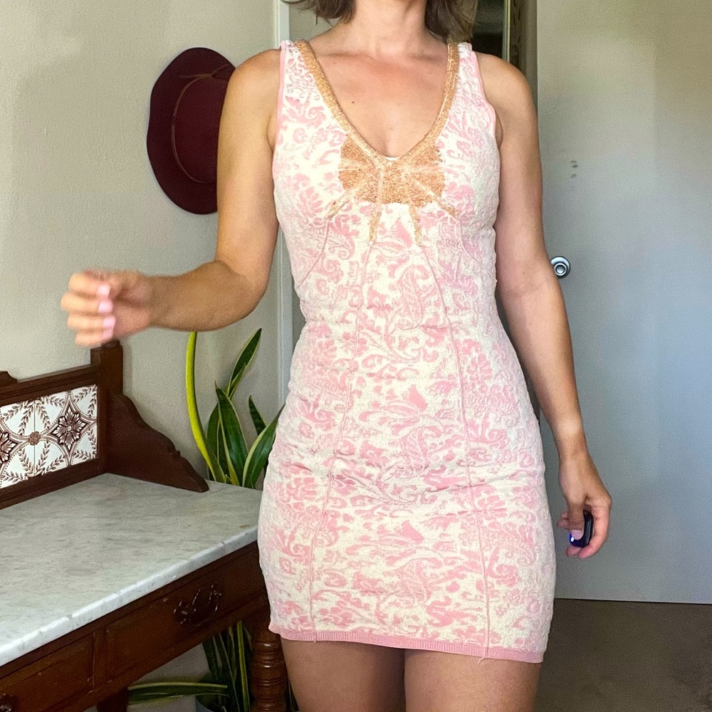 Free people mini body con